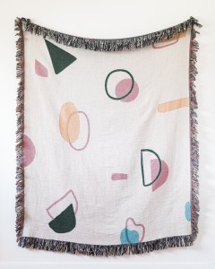 The Abstract blanket by Frankie Print Co.