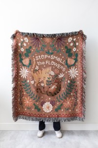 The Cats blanket by Frankie Print Co.