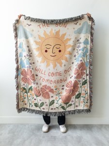 The Sun blanket by Frankie Print Co.